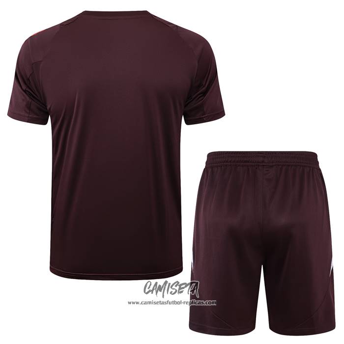 Chandal del Bayern Munich 2024-2025 Manga Corta Rojo - Pantalon Corto